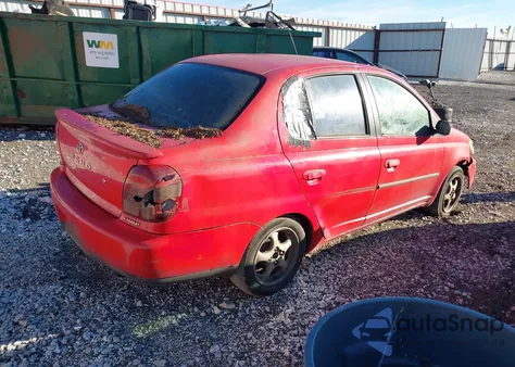 2001 Toyota Echo from USA, damaged, VIN JTDBT123910168962
